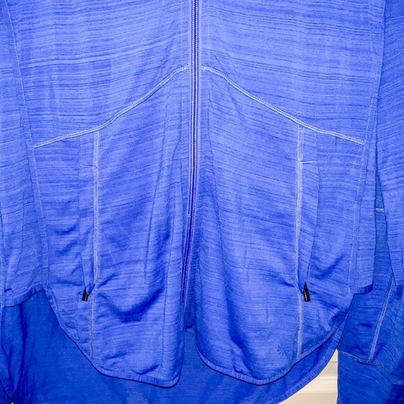 Athleta Blue SPF Lightweight Full Zip Jacket Size XS - Picture 2 of 6